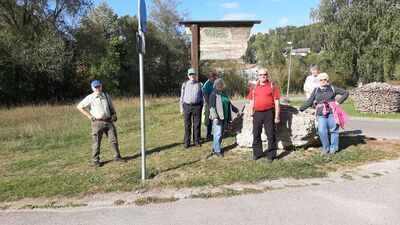 Zur Donauversickerung am ersten Herbsttag
