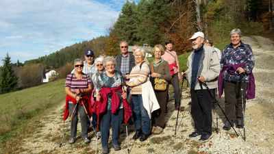 Seniorenwanderung von Wurmlingen über Kapf und Schützenhaus nach Tuttlingen.
